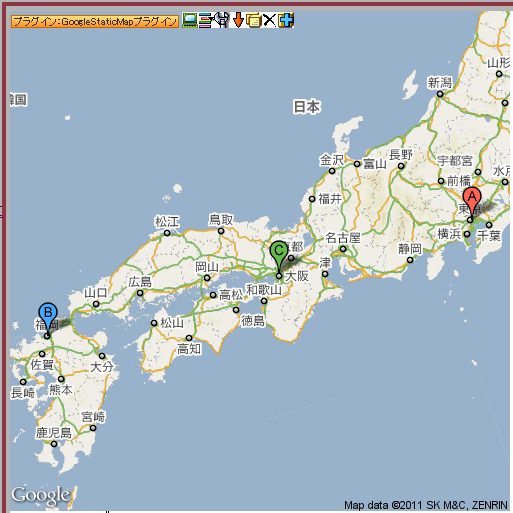 地図表示 地図表示