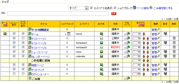 「URL逆引き検索」と 「シェアブロック情報」